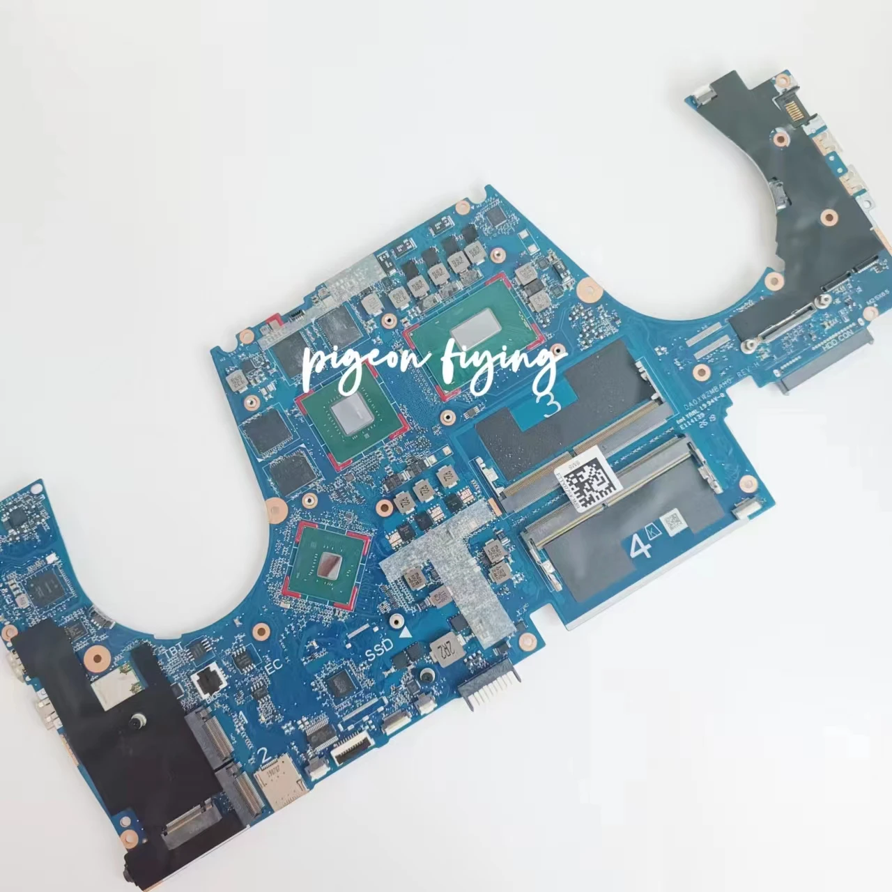 Imagem -04 - Placa-mãe Portátil para Laptop hp Da0xw2mbah0 Placa-mãe Zbook 15 g5 Cpu I78850h Sr3yz Sr3yz Gpu N18p-q3-a1 4g Ddr4 100 Testado ok