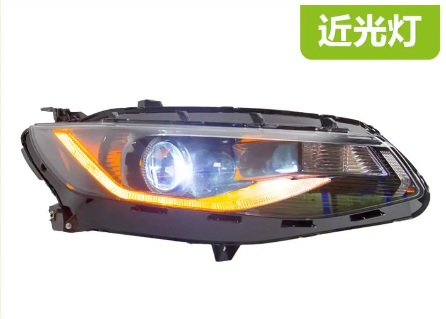 Pop2pcs Car Styling for chevrolet Malibu XL Headlight 2016~2018 DRL Bi Xenon Lens HI LO Parking HID Fog Lamp Taillight LED