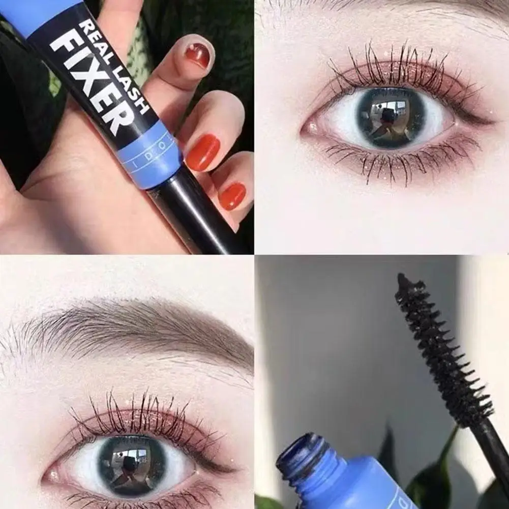 Waterproof Mascara Non-caking Prolonged Setting Cream Raincoat Liquid Fiber Mascara Lengthening Curl-enhancing Eyelash Makeup