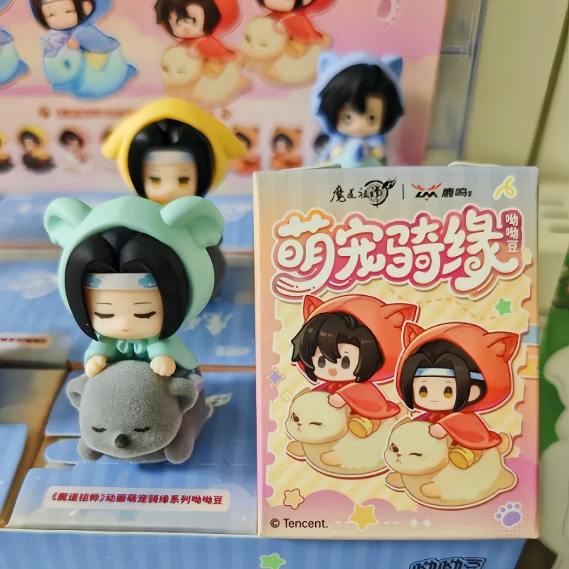 

Mo Dao Zu Shi Cute Pet Ride Affinity Series Blind Box Wei Wuxian Lan Zhan Cute Cartoon Mini Doll Mystery Box Фигурка Игрушки Подарки