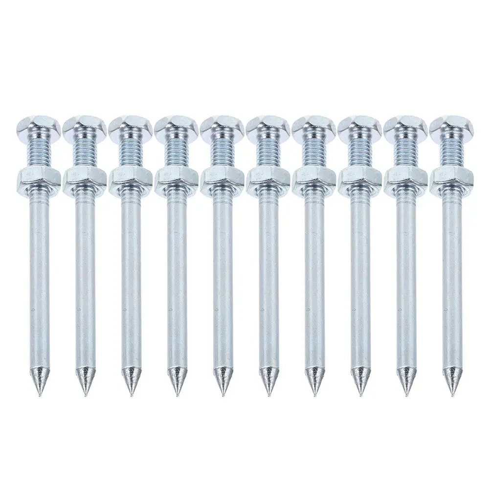 20Pcs Lawn Aerator Spike Nails 7Cm Metal Garden Spike Shoes Soil Loosening Tool Grass Aeration Shoes Pegs Shoe Spikes for Grass