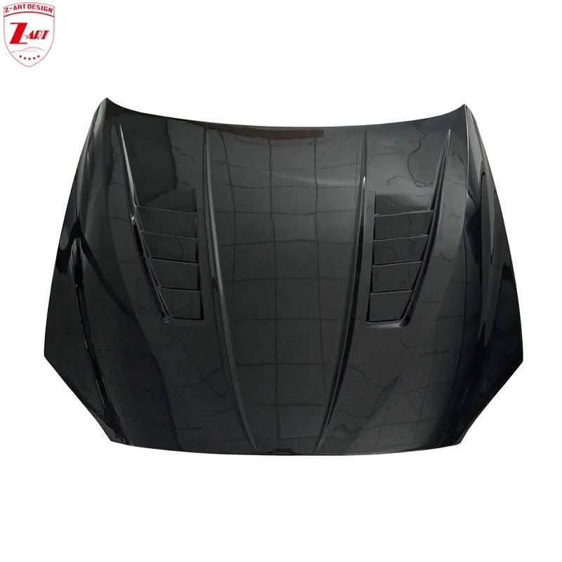 

Z-ART F06 F12 F13 Carbon Fiber Engine Bonnet For BMW 640i 650i M6 2011-2018 Vented Motor hood For BMW 6 Series Engine Lid