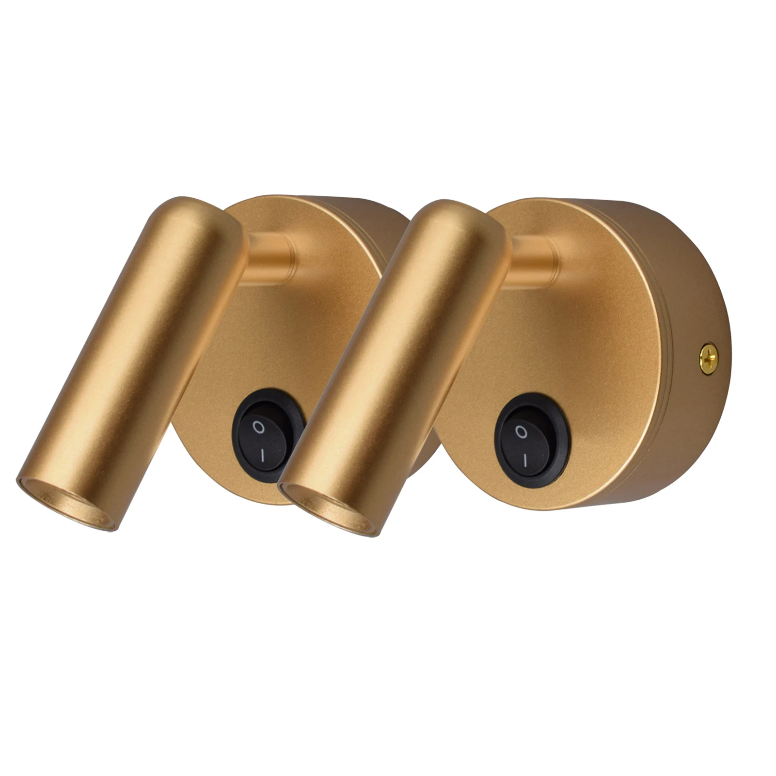 

Золотой, черный, белый, минималистичный прикроватный настенный светильник, регулируемый прожектор для чтения, современное освещение для спальни отеля