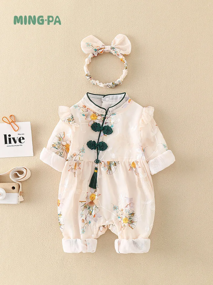 

New Starting Point Clothing Baby Clothes Girl Baby Romper Spring Autumn JumpsuitaBaby Romper Newborn Jumpsuit