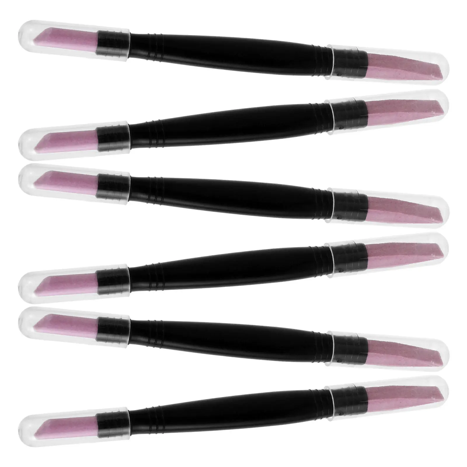 

Набор из 6 двусторонних шлифовальных ручек для ногтей, многофункциональный инструмент для удаления кутикулы, для тонкой обработки и сглаживания поверхности, портативный аксессуар для маникюра