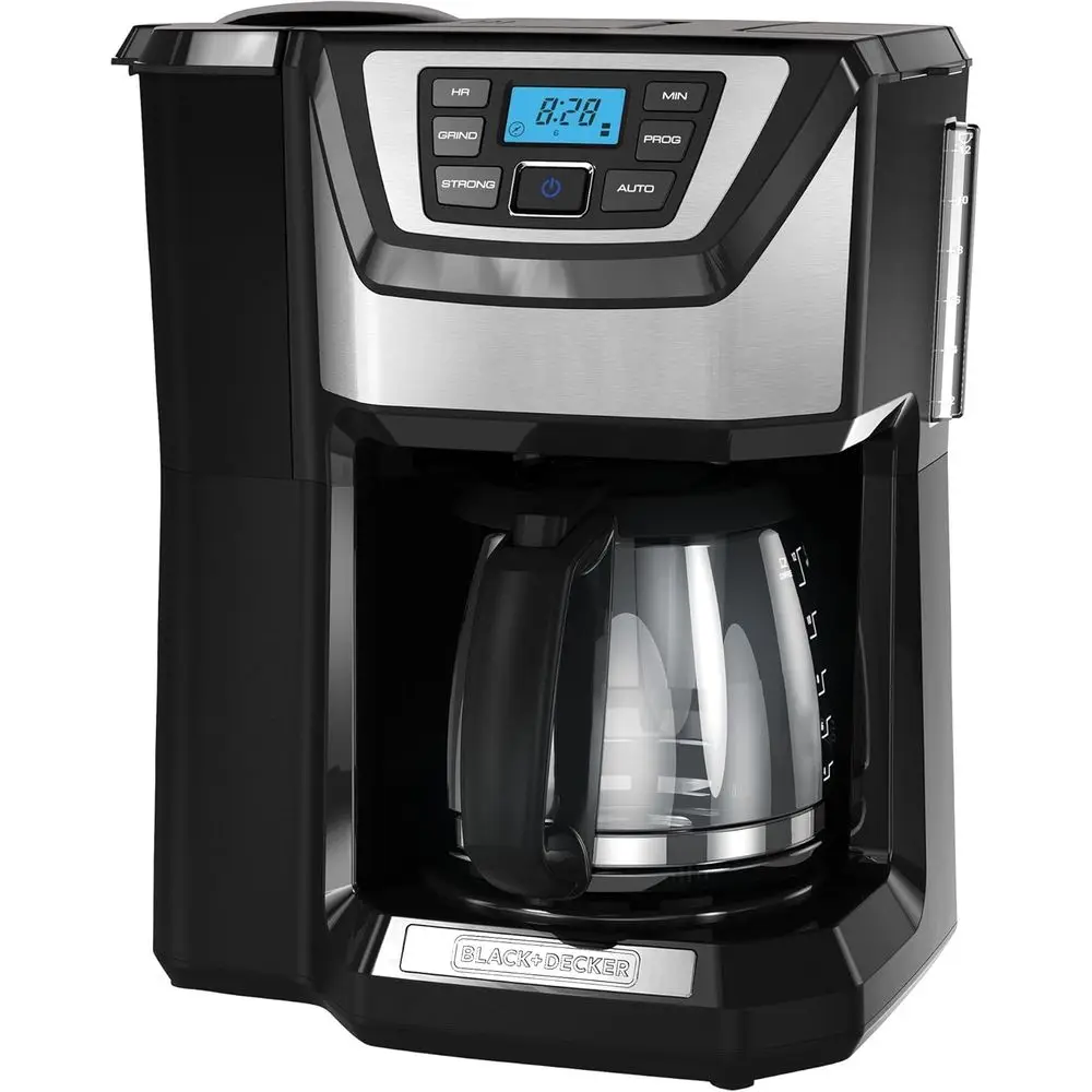 

Black and Decker BLACK+DECKER 12-Cup Mill and Brew Coeemaker, Black, CM5000B