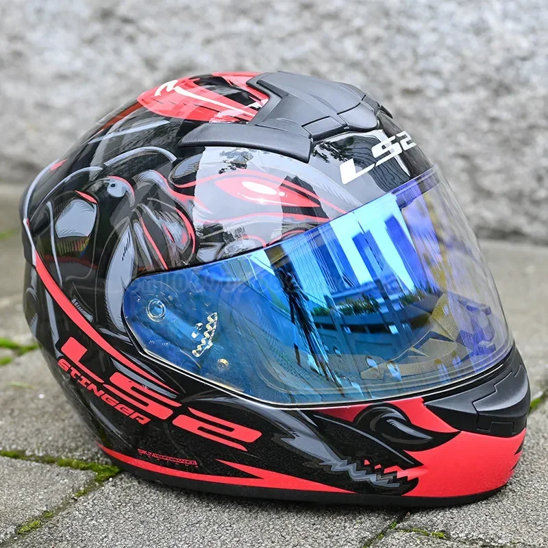 Motorcycle Helmet Lens Full Face Motorcycle Helmet Visor UV-Proof  for LS2 FF352 FF351 FF369 FF384 Goggles Full Face Helmet Lens