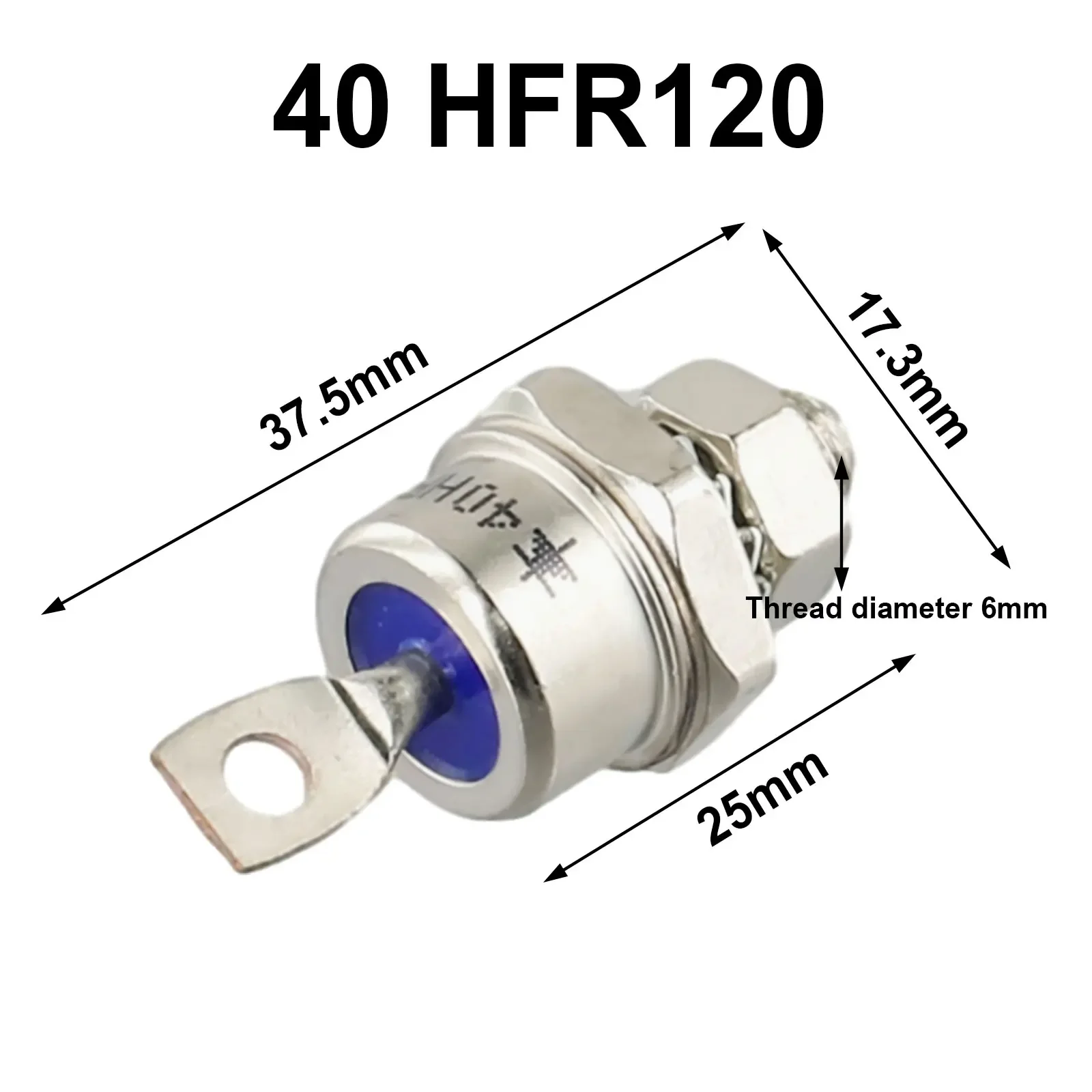 85A/70A/50A/40A/25A 1200V Positieve Kathode/Negatieve Anode Stud Mount Diode Gelijkrichter voor Batterij Opladen Lasmachines