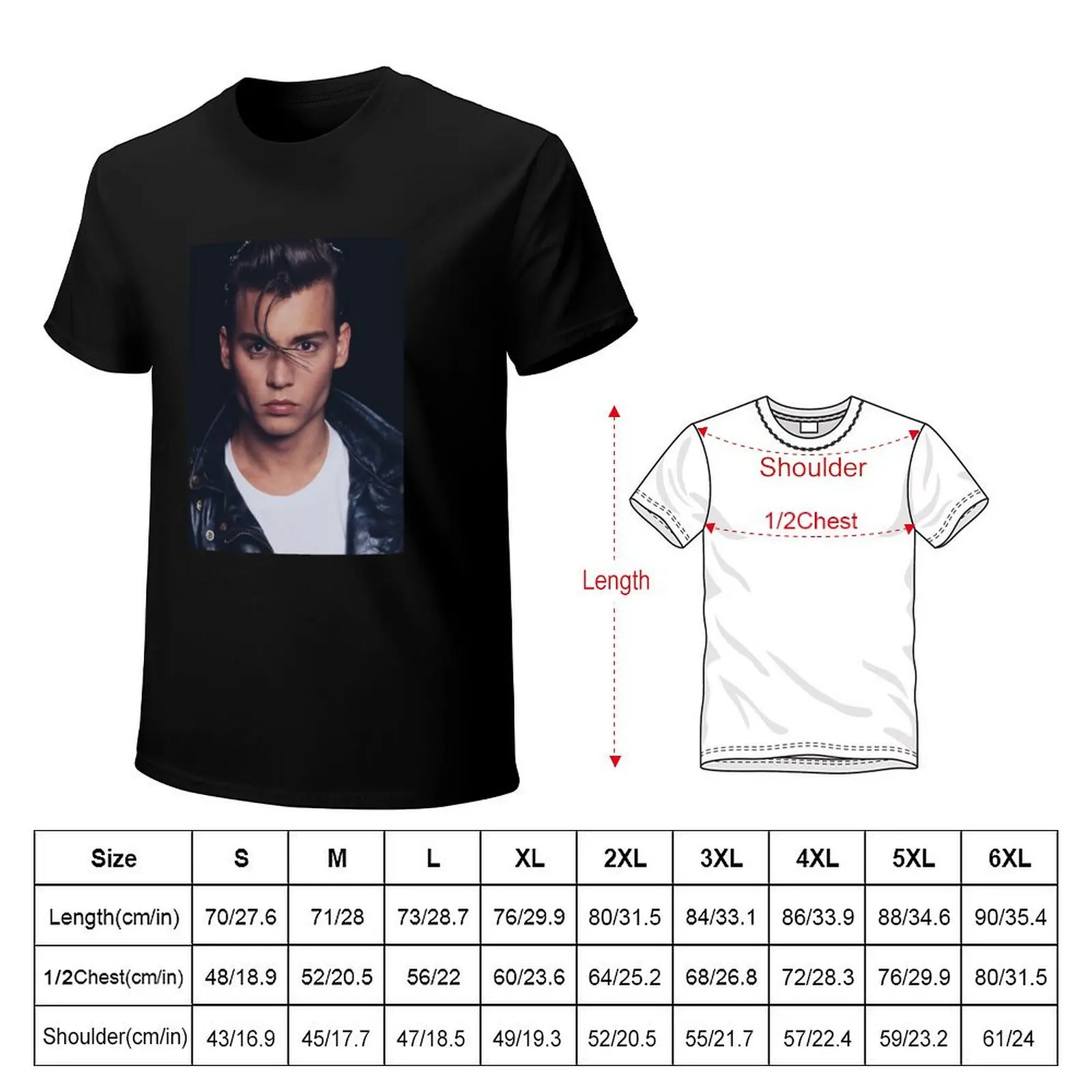 Johnny depp - Cry Baby T-Shirt Plus Size All Match Tee Shirt