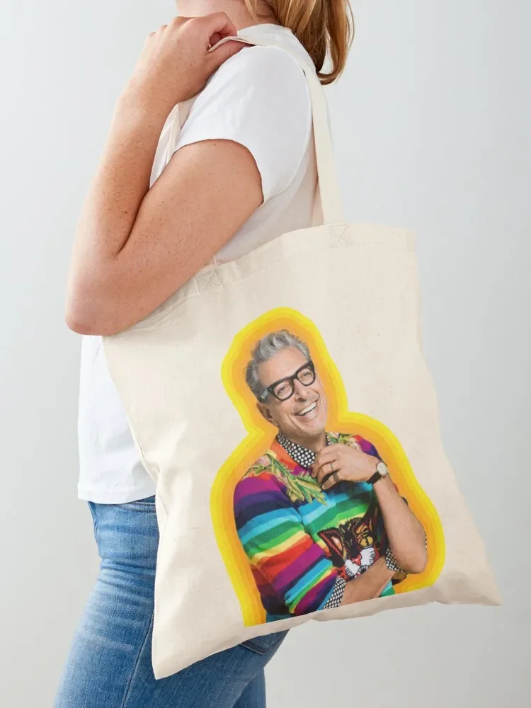 

Jeff Goldblum of Happiness Tote Bag Canvas shoulder bag canvas tote large size bags Women's shopper