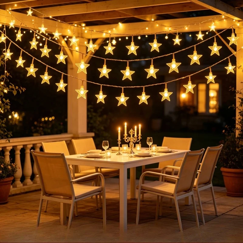 LED String Lights Outdoor Star - Eve Party review and price