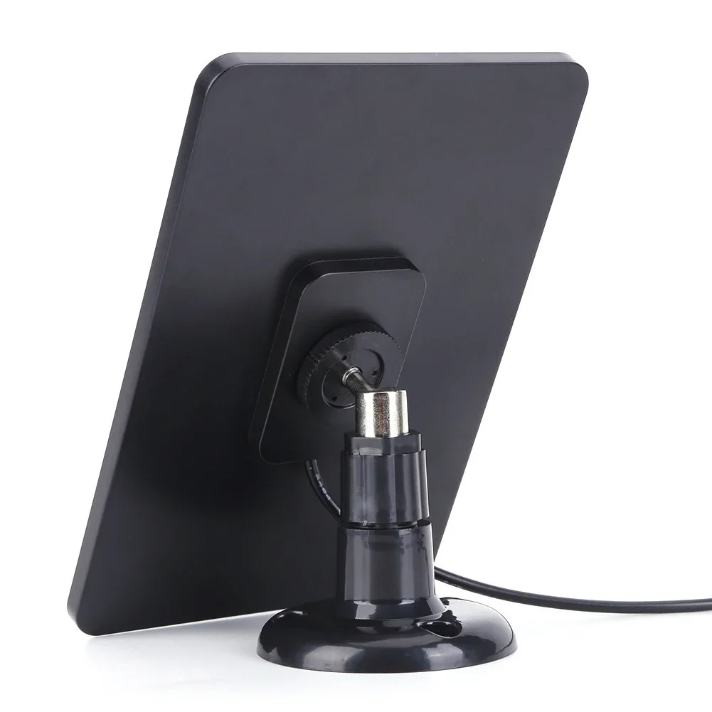 10 واط 5 فولت لوحة طاقة شمسية العرض ل ieGeek في الهواء الطلق كاميرا أمان لاسلكية لوحة طاقة شمسية عدة مقاوم للماء شاحن بالطاقة الشمسية DC5521/USB-C ميناء