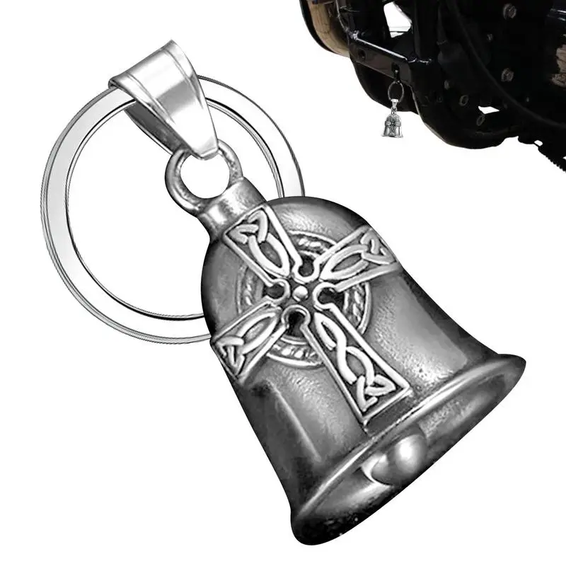 Luck Bell Pendant Motorcycle Bell Motorcycle Accessory Or Keychain Riding Amulet Pendant for Biker Good Luck Riding Bells