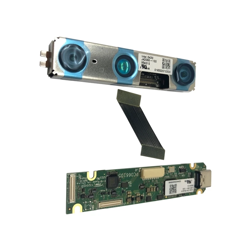 Original RealSense D430 D430L Depth Camera With Cable For Intel Somatosensory Sensor ROS Robot Development Visual Process