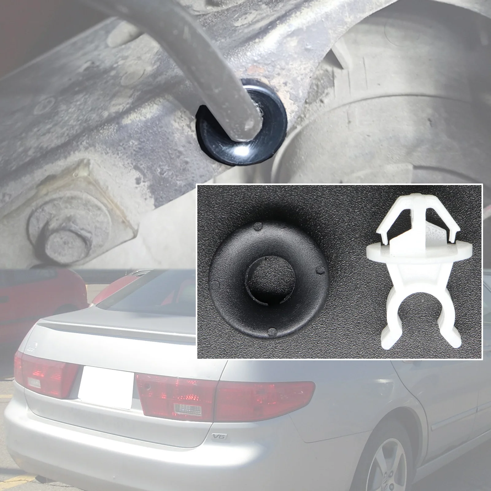 For Honda Accord CM4/5/6/7/8 2003 - 2007 Car Hood Bonnet Rod Prop Support Clip Grommet Stay Clamp Fastener Retainer Accessories