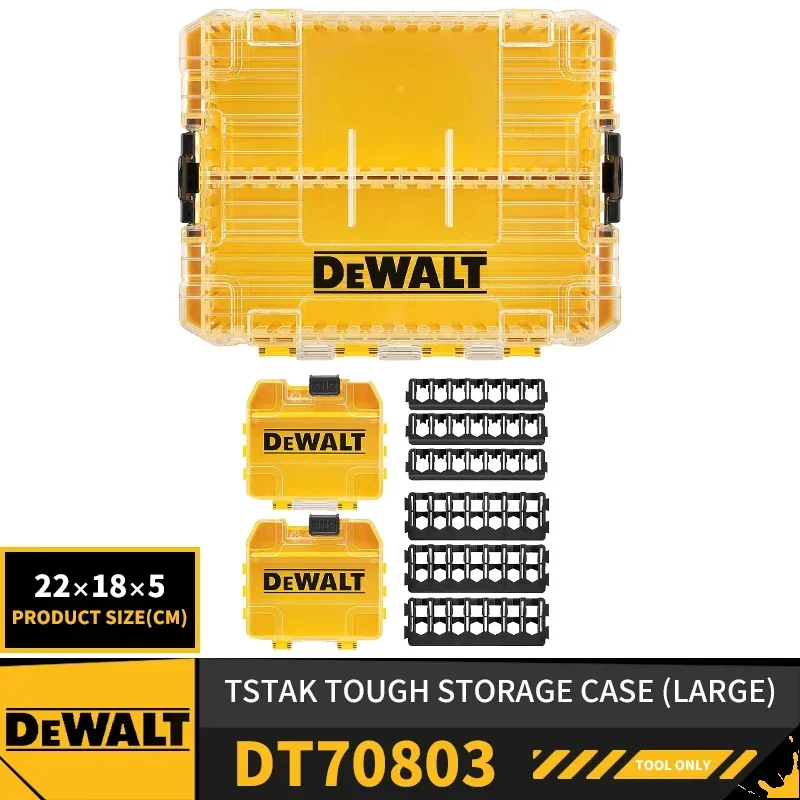 DEWALT DT70800 DT70801 DT70803 DWAN2190 TSTAK Tough Storage Case Power Tool Accessories Screwdriver Bit Parts Storage Box