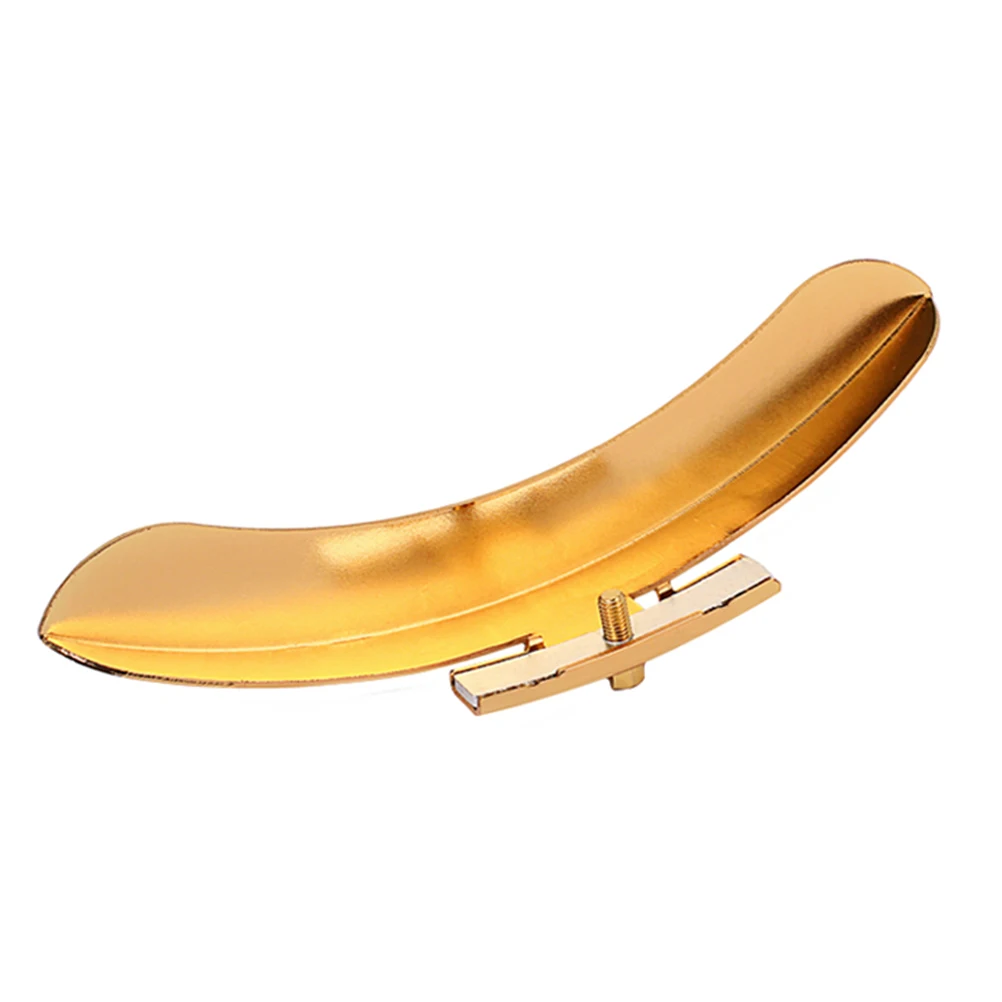 

Golden Metal Single Leg Banjo Armrest Replacement Mirror Finish Banjo Protector Zinc Alloy Vintage Restoration Accessory