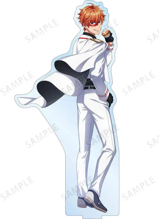 Anime Store Obey Me!Asmodeus Mammon Valentine Phantom Thief Ver Acrylic HD Characters Stand Desktop Decor Charm Gifts About 15cm