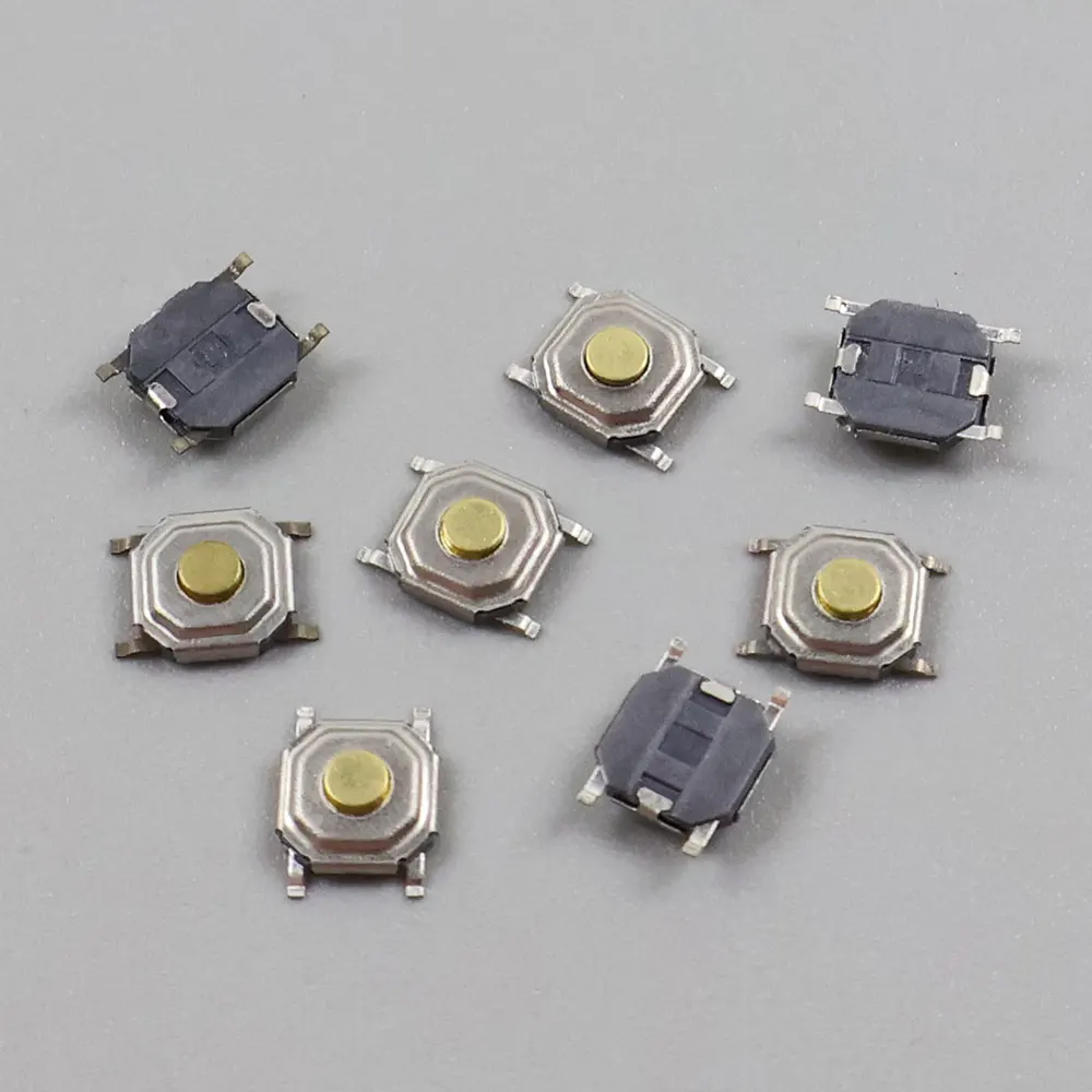 50/100PCS 4*4*1.6MM Micro Switch Repair Remote Key Fob Card Laguna Espace 4x4x1.6 4Pin SMD Tactile Push Button Switch