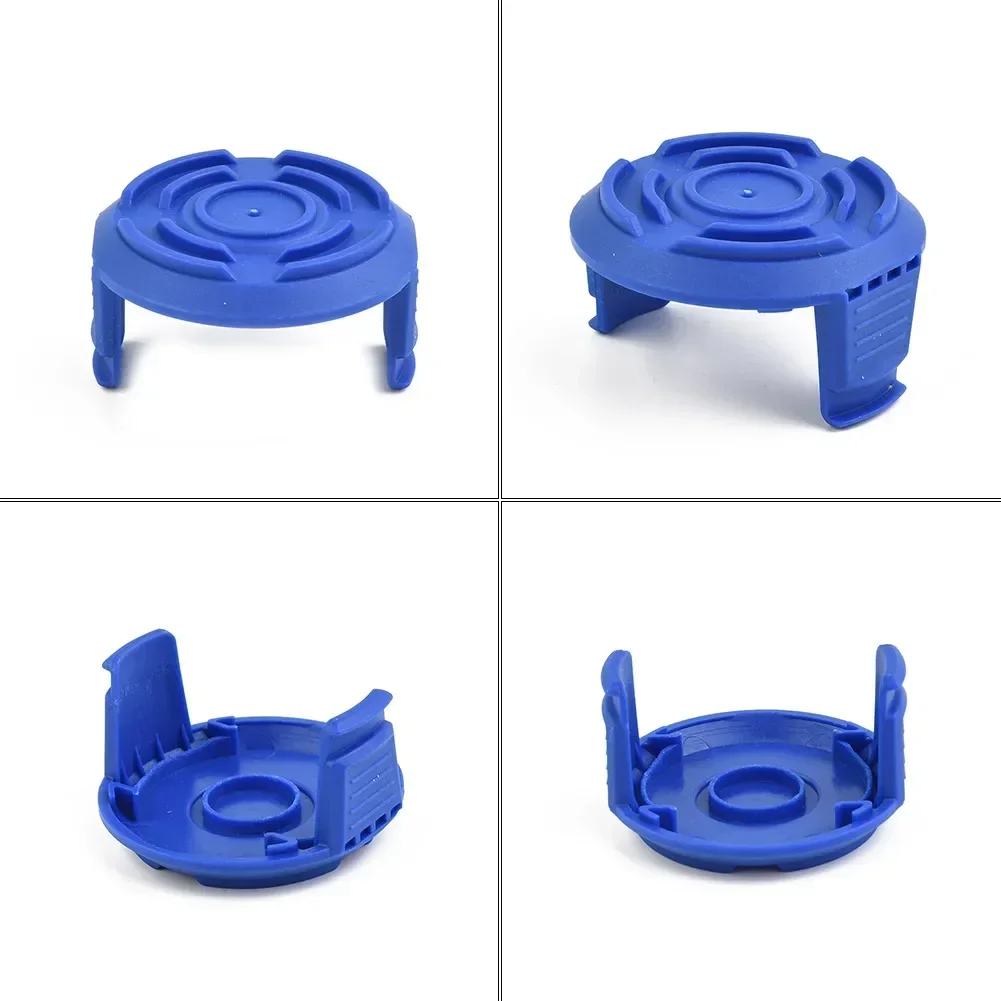 Spool Cover Cap Adapt For Grass Trimmer Blade Tool Blue Plastic Garden Tool Parts Lawnmower Spools Garden Repair Tool Parts