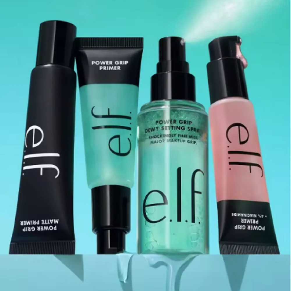 เอลฟ์ พาวเวอร์ กริป ไพรเมอร์ เจล-เบส มอยส์เจอร์ไรซิ่ง เฟเชียล เบส ครีม สำหรับการแต่งหน้าที่กระชับ ติดทนนาน ปรับปรุงเนื้อสัมผัสของเครื่องสำอาง