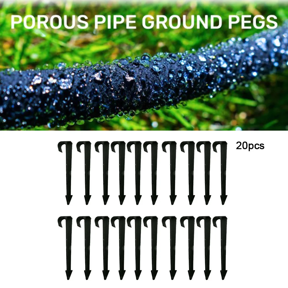 20pcs Drip Hose Ground Anchor Fixing Anchor Barbed For Better Grip For Garden Watering Ground Anchor Pegs Accessories