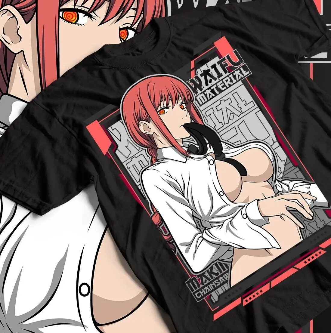 

POWER T-Shirt Chainsaw Man Makima Denji Anime Manga Waifu Sweater Gift Shirt,