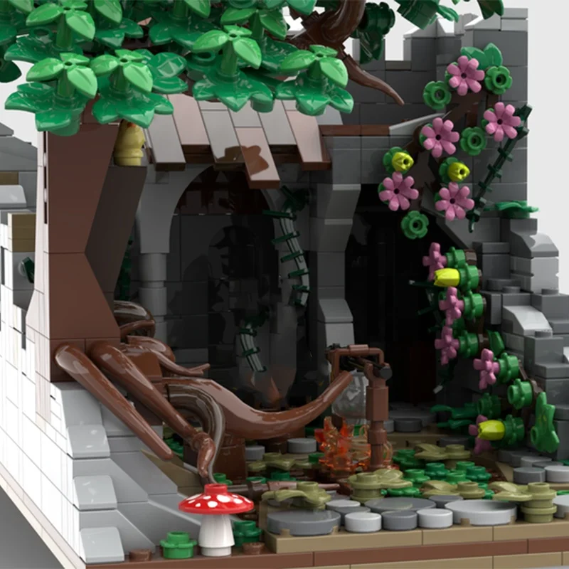 1087pcs MOC The Hobbit And Lord Of The Rings The Rings Ranger Hideout Model Building Blocks Toy Christmas Gifts Construction view 2