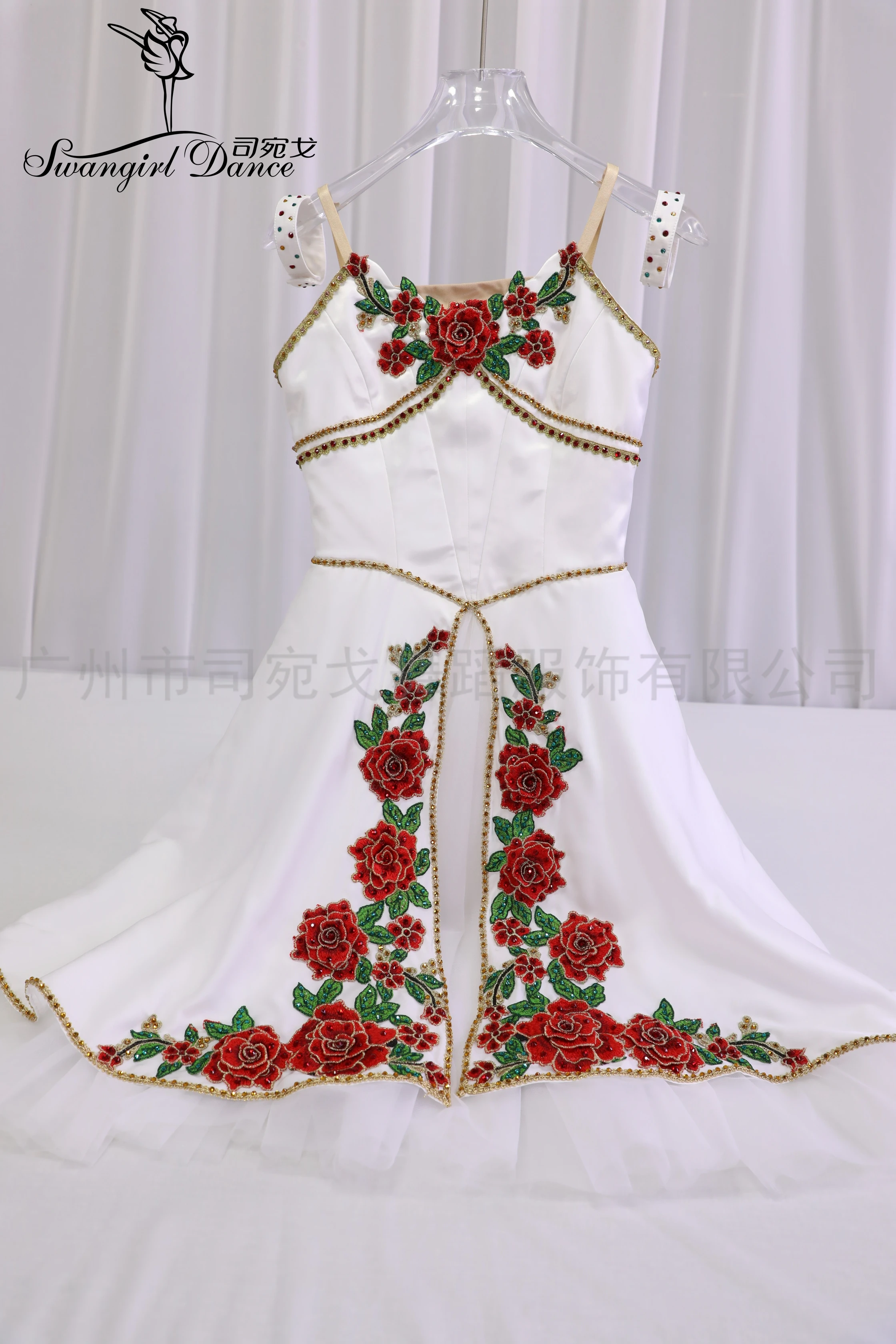 

Романтический балетный туту-костюм для вариации «Пробуждение Флоры», конкурсные балетные костюмы WG25103