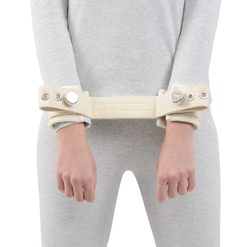 Standing Both Hands Restraint Belt With Magnetic Lock For Manic Patients Safety And Psychiatric Care