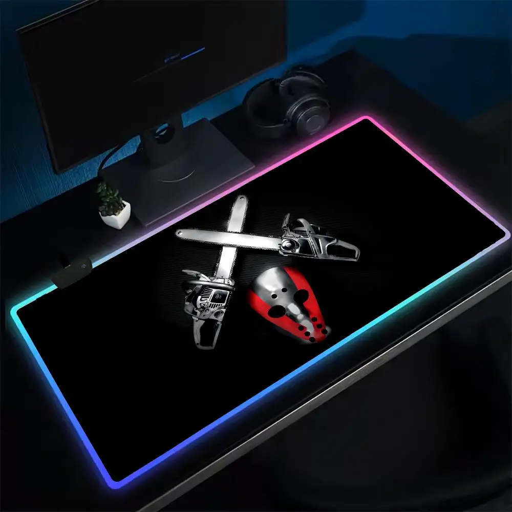 

GAME Eminem Mouse Pad Anime Gaming Mouse Pad LED Table Pads Backlit Rubber Desktop XXL RGB Desk Mats
