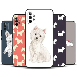West Highland Terrier Westie Case For Samsung Galaxy A54 A34 A24 A14 A51 A71 A12 A32 A52 A72 A13 A33 A53 A25 A15 Cover