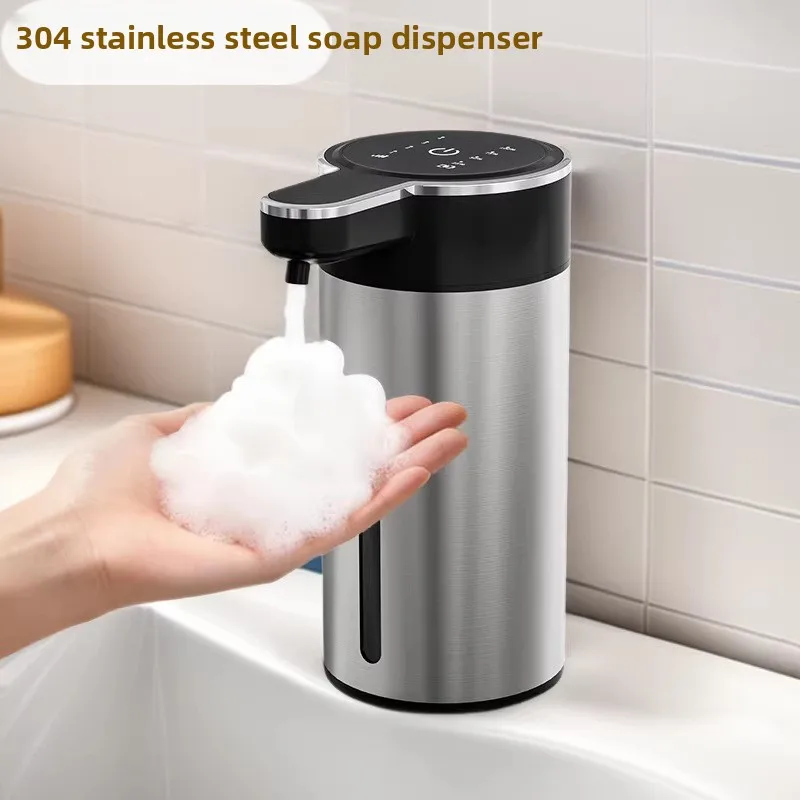 

304 Stainless Steel Foam Washing Mobile Phone Electric Induction Hand Sanitizer Machine ST-03 Light Detergent Soap Dispenser