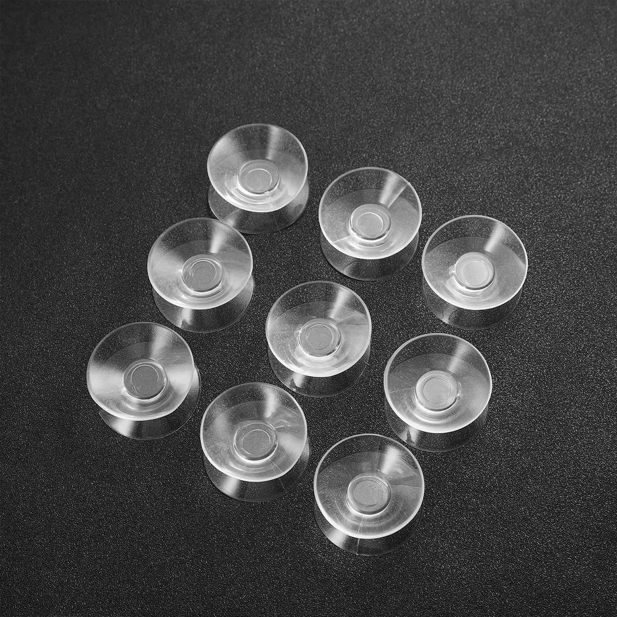 

10pcs 30Mm Double Sided Suction Cups For Home Office Holiday Decoration Glass Mirror Mounting Dual Use Adhesive Pads
