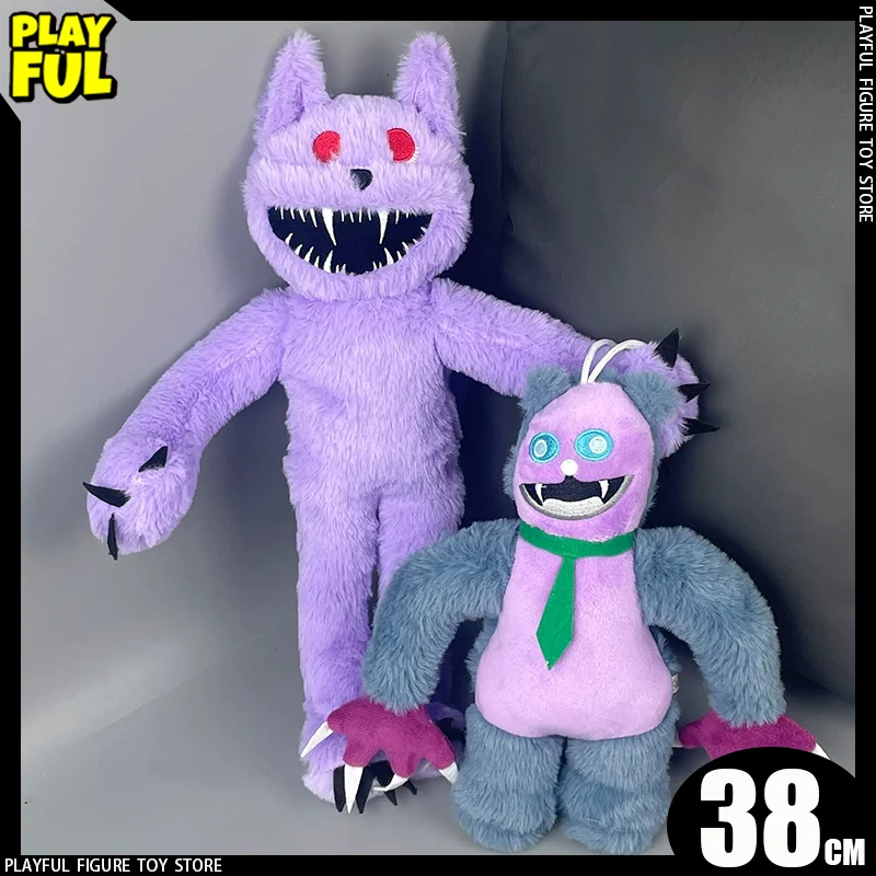 New In Stock Garden Of Banban Plush Game Poppy Plush Toys Anime Figure 38cm Terrifying Purple Cat Soft Stuffed Animal Custom Toy