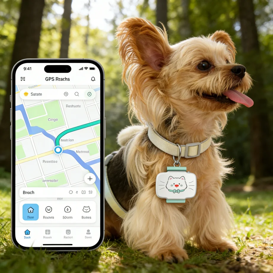 Pet Activity Health Monitor Tracker - Collar inteligente para monitorear la salud