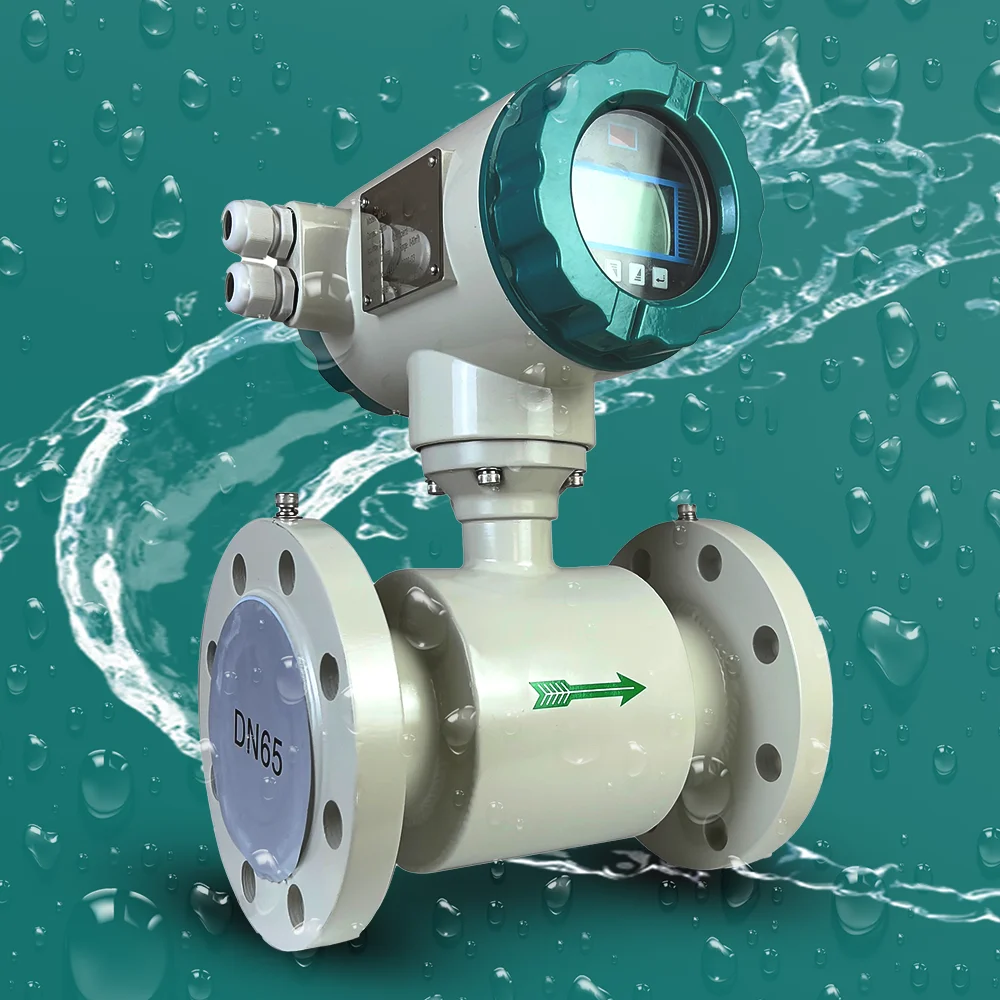 High Accuracy RS485 Electro Magnetic Medidor de Flujo Liquid Water Electromagnetic Flow Meter Price