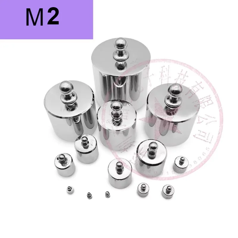 M2 Standard Weight 1g-2kg Stainless Steel Chrome Plated Electronic Balance Calibration Method