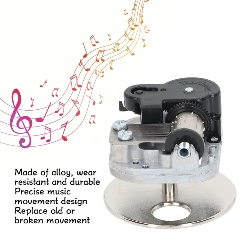 Clockwork Rotating Music Box Movement DIY Music Box Mechanism DIY Accessories