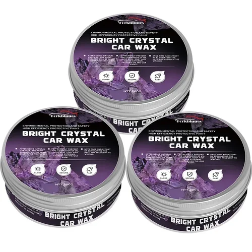 Imagen 2 del producto Juego de revestimiento de cristal de cera para coche, agente de eliminación de arañazos con revestimiento nanocerámico, pasta de pulido de cera para coche, crema para el cuidado de mantenimiento