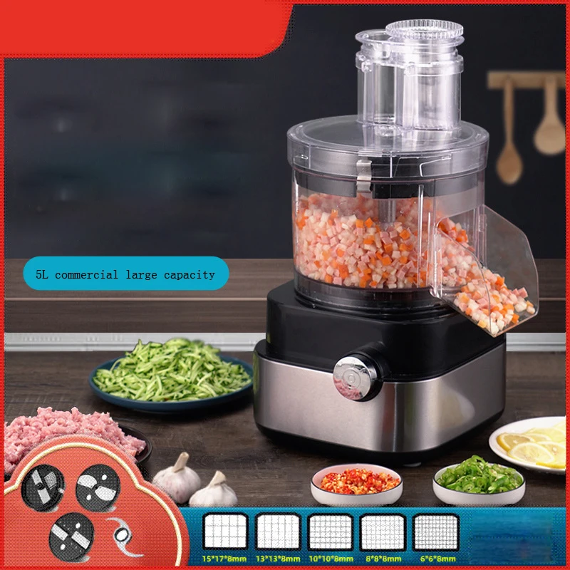 Máquina de corte em cubos vegetal comercial moedor carne chopper casa automático pelotas triturador corte artefato em cubos