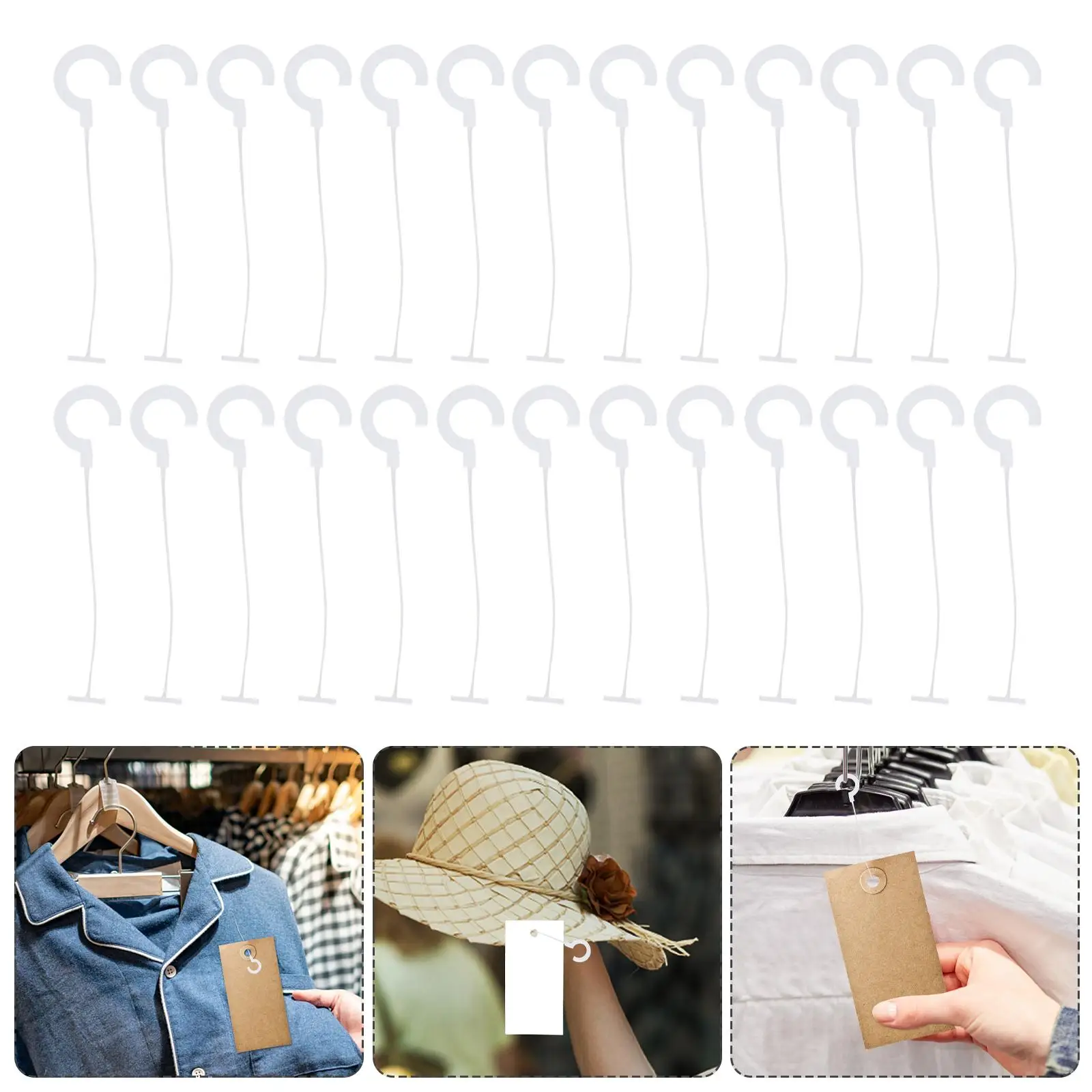 

5000pcs Plastic Tag Fastener Price Tag Label Fasteners Clothing Tag Barbs