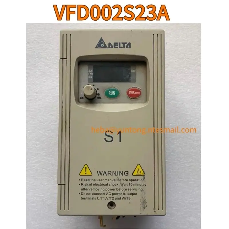 

Used 0.2 kw converter VFD002S23A