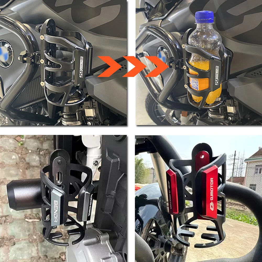 For Brixton Cromwell 125 1200 Crossfire Storr 500 Sunray Felsberg 125 250 SK 8 Motorcycle CNC Beverage Water Bottle Cup Holder
