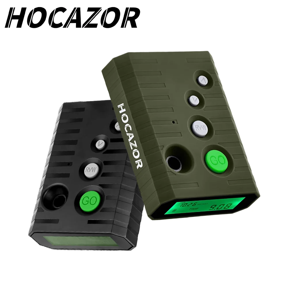 HOCAZORHigh Sensitivity Acoustic Trigger Timer LCD Designed for Use with Hearing Protection (Ear Muffs) Gunfire/Explosion Sound