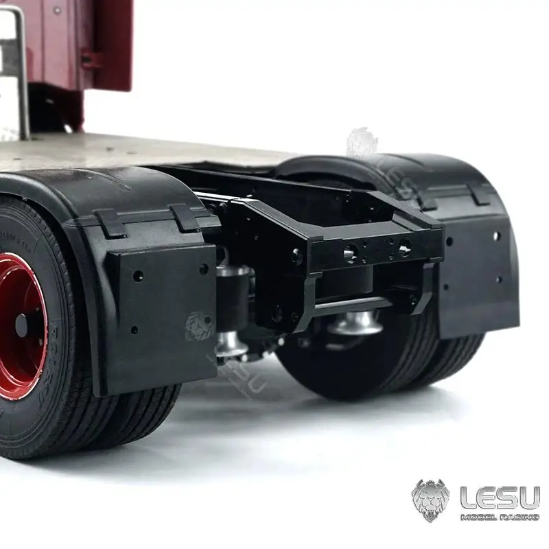 

LESU 1/14 Tamiya tractor truck toy airbag tail boom tail wing L-1101-A modified M2 fixing hole position