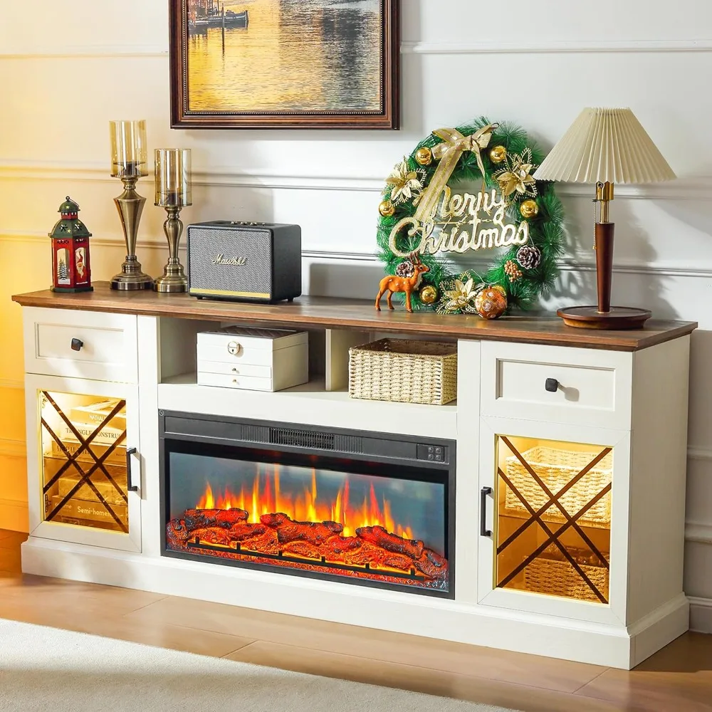 70"Fireplace Tv Sta… - image