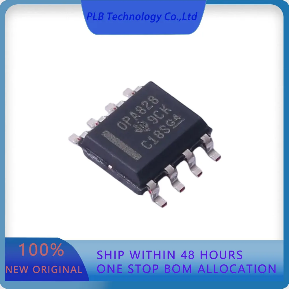 5PCS/LOT OPA828IDR OPA828  50uV 1pA 45MHz 150V/us 1.0 SOIC-8 FET Input Amplifiers Original Stock