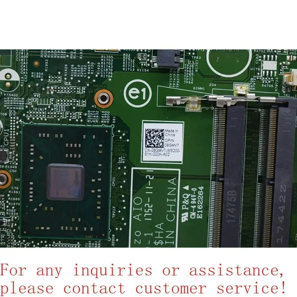 Used For Dell 3455 AIO main board NKW0J 06H91J 35J1X 14050-1 4MWMJ   (store code: 0714)