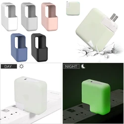 Liquid Silicone Charger Protector Case Cover For Macbook Adapter Power Air 13